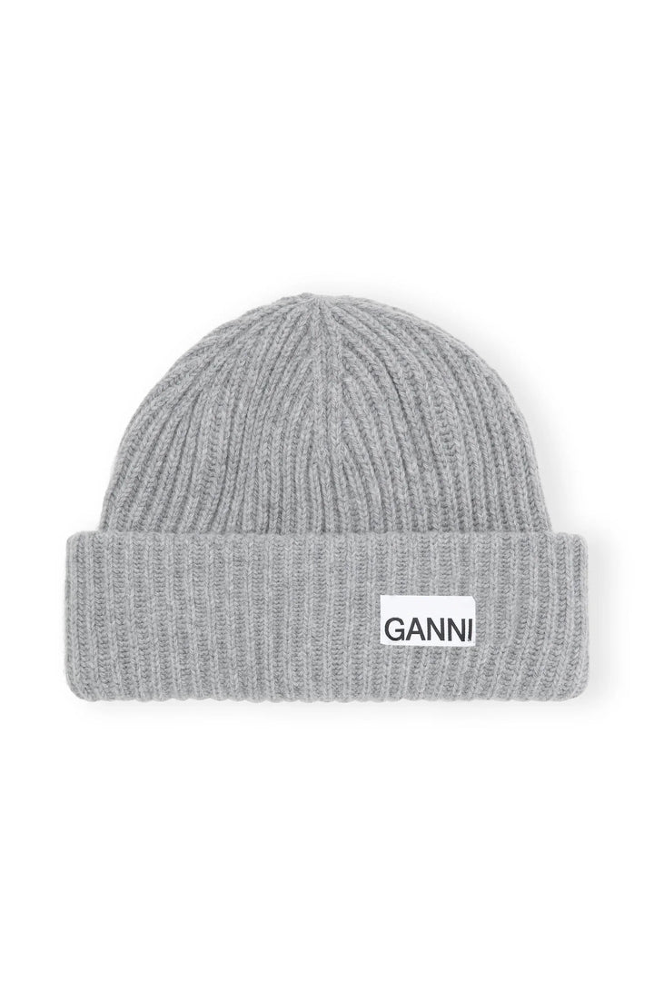 Red Structured Rib Beanie