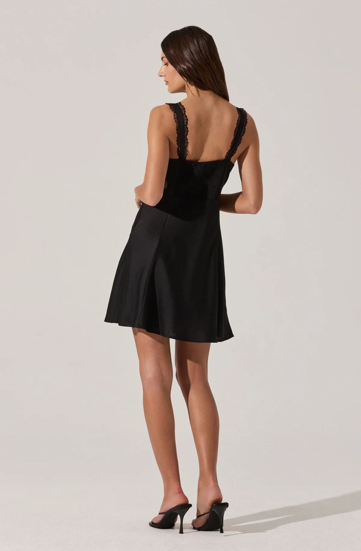 alva mini dress black Alva Structured A-Line Gold Button Sleeveless Mini Dress